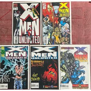 X-Men Unlimited #4, 5, 8, 9, 10 (1994 Marvel) Lot of 5 - 1 Key Issue